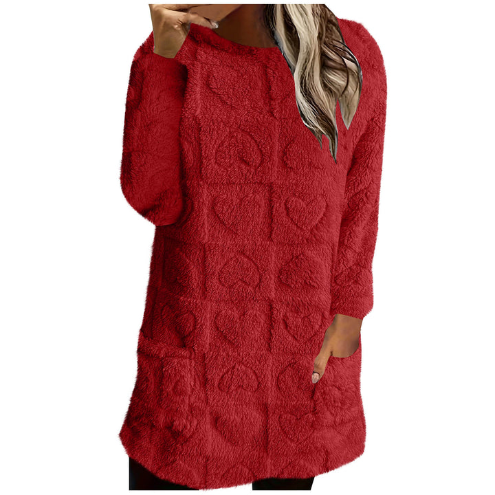 Ladies Cozy Tunic with Heart Pattern Lune London