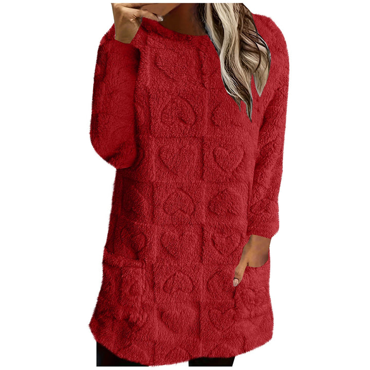 Ladies Cozy Tunic with Heart Pattern Lune London