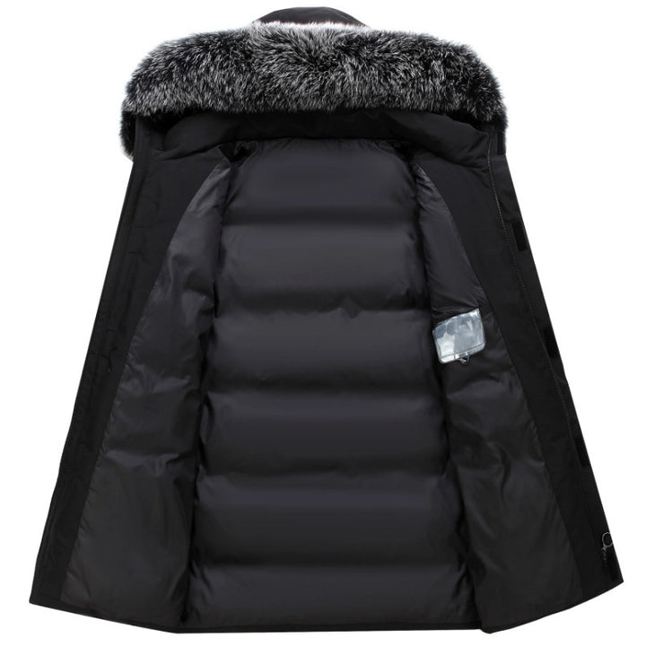 Men’s Water-Repellent Winter Parka with Removable Hood & Cozy Lining | Lune London