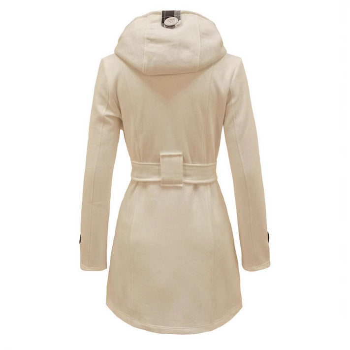Women Elegant and Comfortable Short Transition Jacket with Hood Lune London
