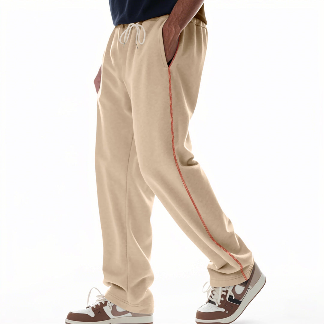 Men's Comfortable Jogging Pants with Zipper and Side Pockets Lune London