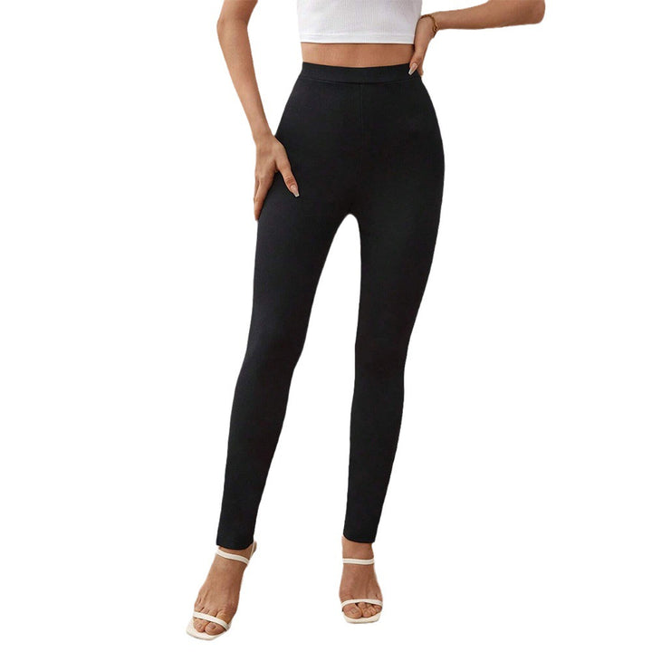 Leggings féminins à taille haute en matériau élastique Chic & Stil