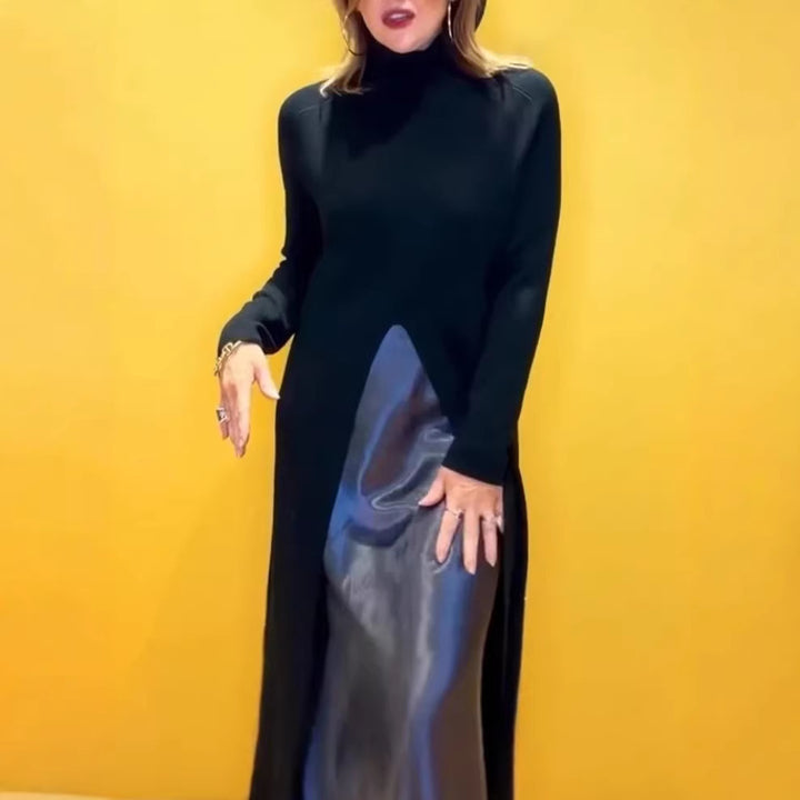 Robe Maxi Élégante pour Femme avec Fente Latérale Raffinée Chic & Stil