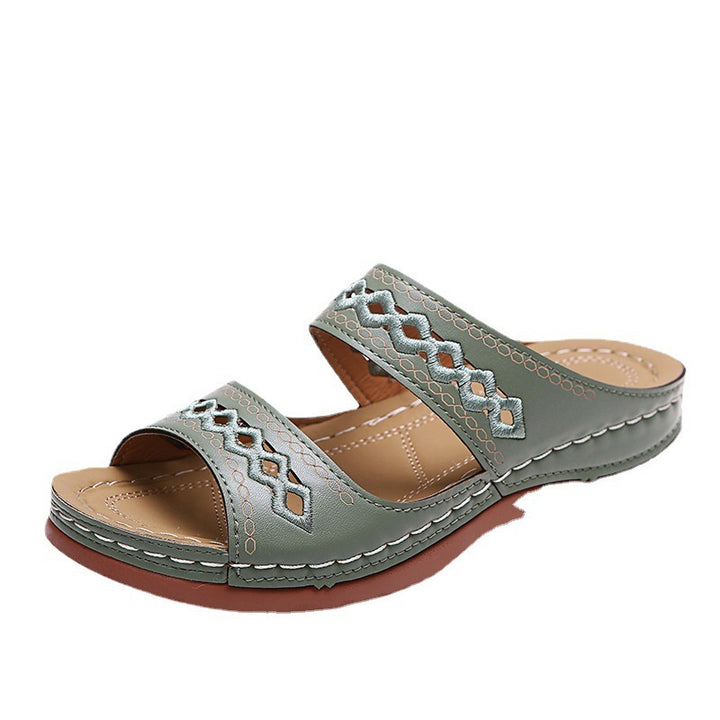 Lune London Decorative Slip-On Sandals for Women