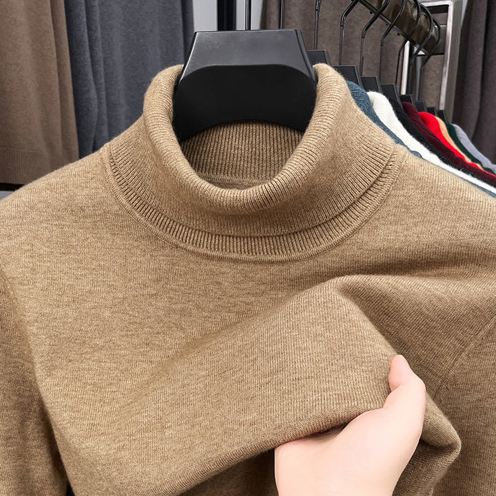 Lune London Women's Turtleneck Sweater in Fine Cotton Blend