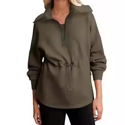 Casual hoodie for women with practical cord adjustment Lune London