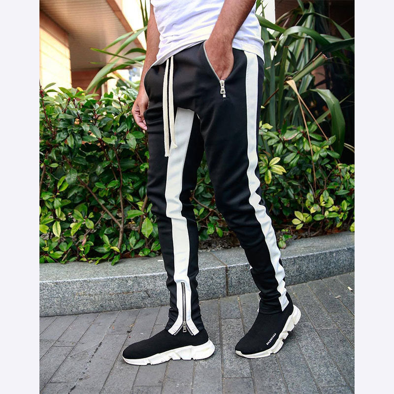 Slim-fit sporty joggers for men with side pockets Lune London