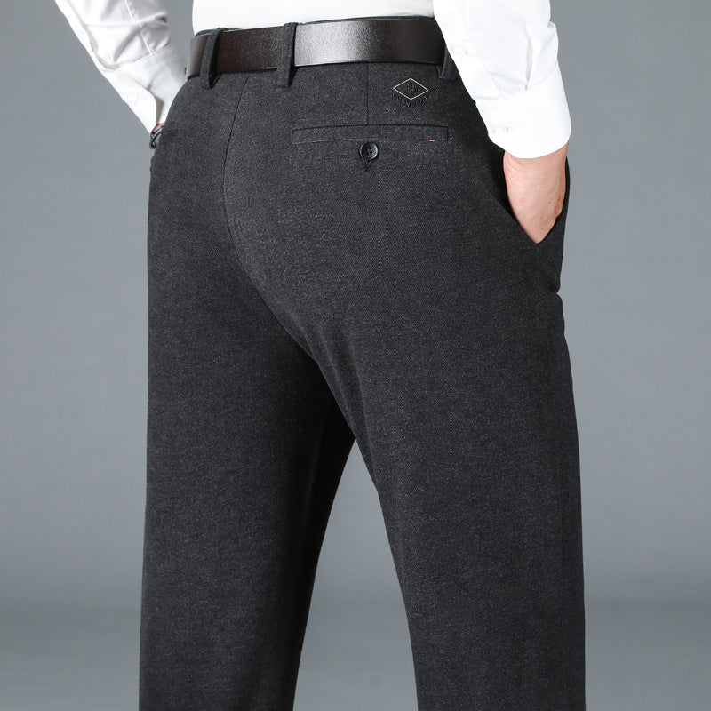 Elegant business trousers for men in fine cotton Lune London