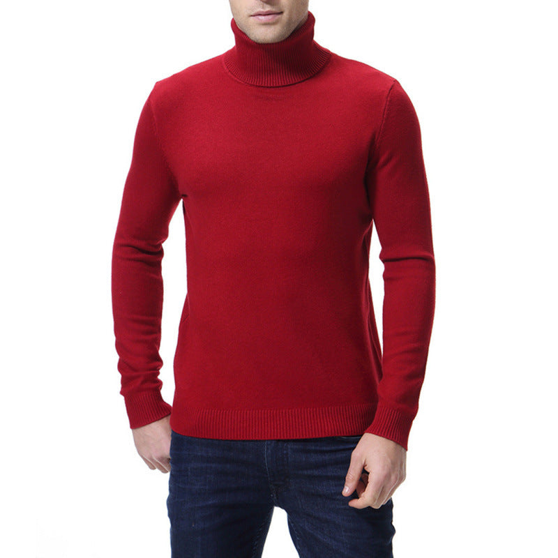 Elegant turtleneck sweater for men in high-quality cotton Lune London