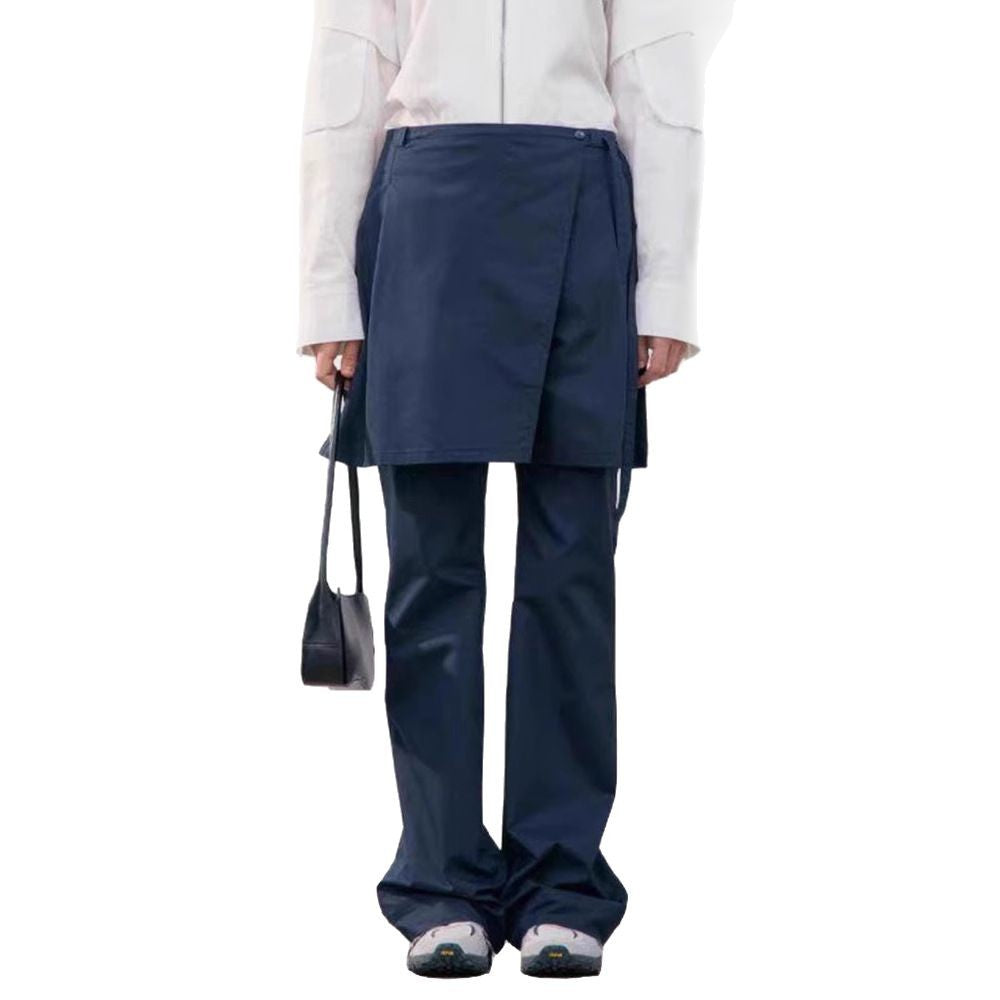 Trendy wrap skirt for women with a minimalist silhouette and practical pockets Lune London