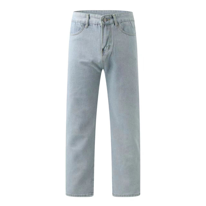 Women's straight-cut jeans with a high waist and classic details Lune London