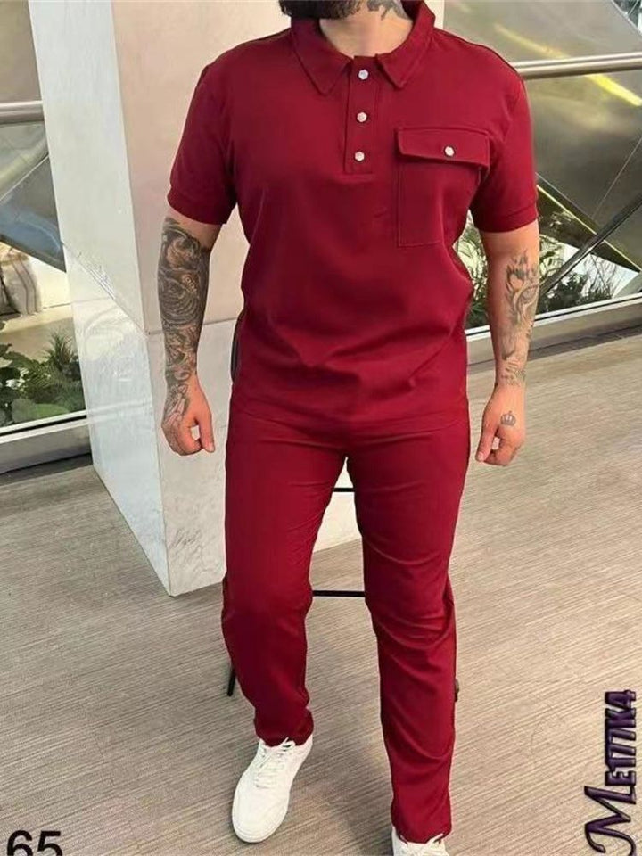 Stylish polo and pants set for men Lune London