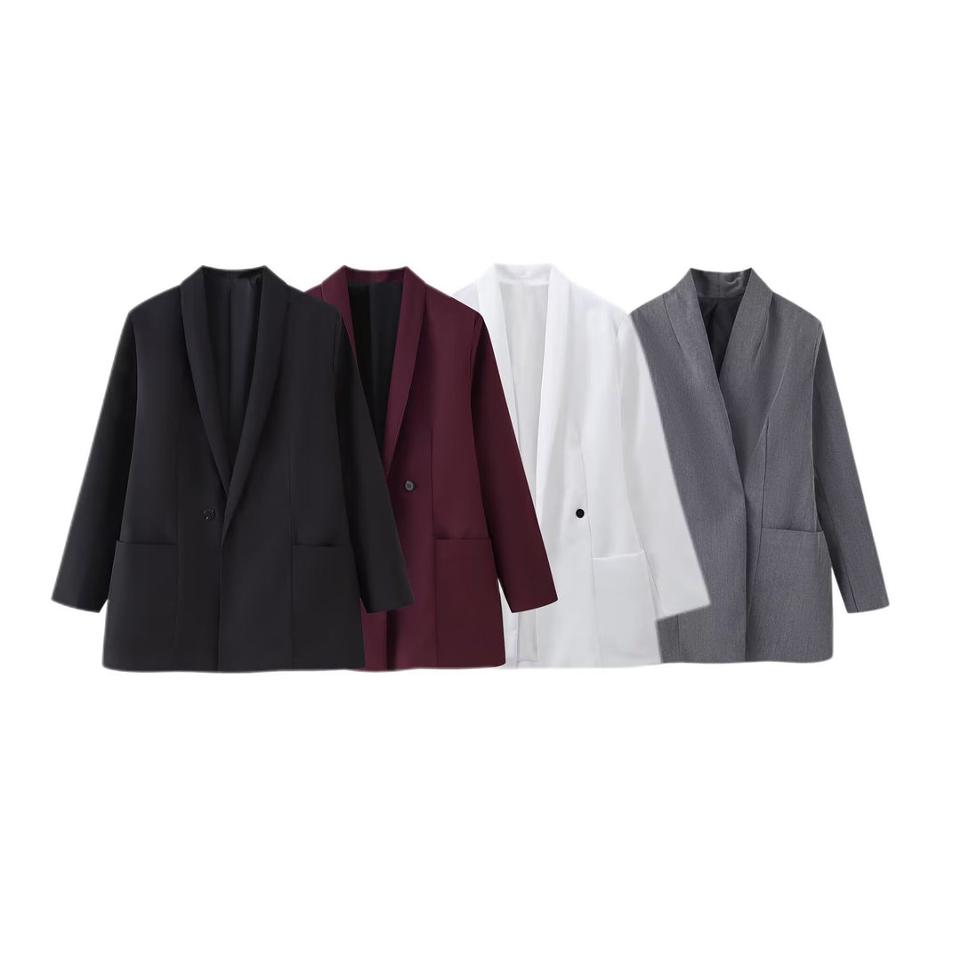 Elegant blazer jacket for women with pockets and modern cut Lune London