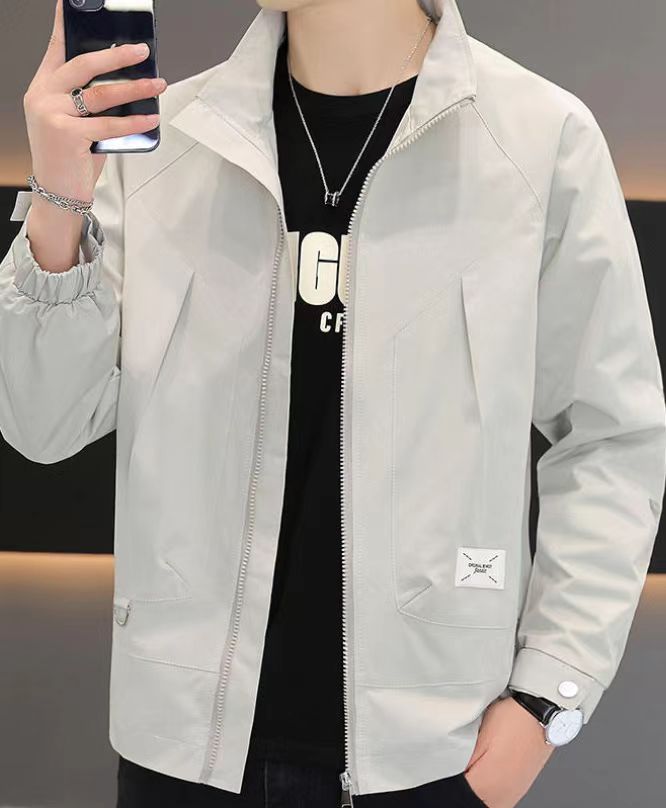 Unisex lightweight windbreaker with an innovative cut Lune London