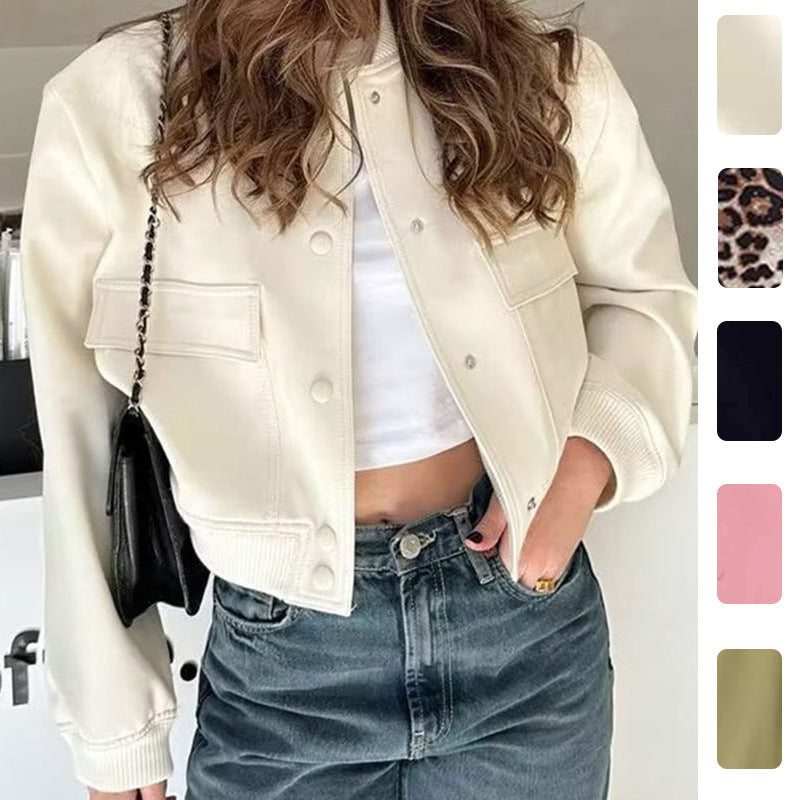 Veste Bomber imprimée artistique pour femmes Chic & Stil
