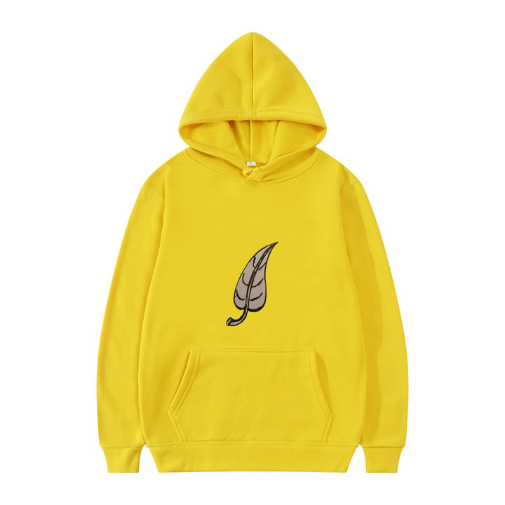 Women's hoodie with original leaf print Chic & Stil