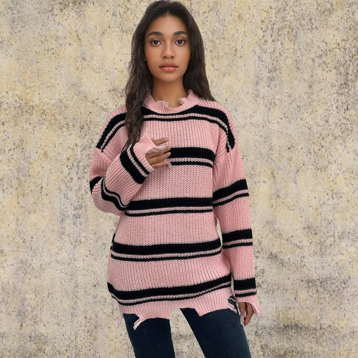Ladies striped sweater Lune London