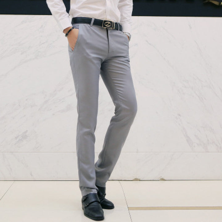 Pantalon Chino Slim-Fit Moderne pour Hommes Lune London