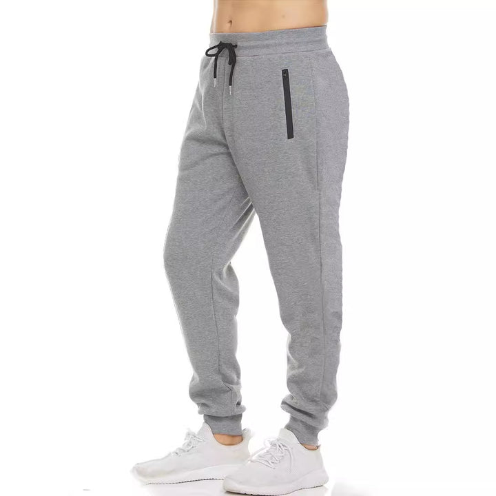 Men's jogging pants with side zipper Lune London