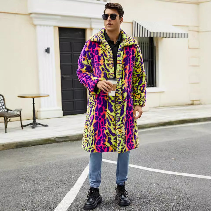 Lune London faux fur coat for men