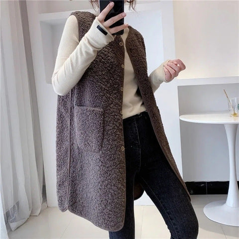 Women Long Fleece Jacket Lune London