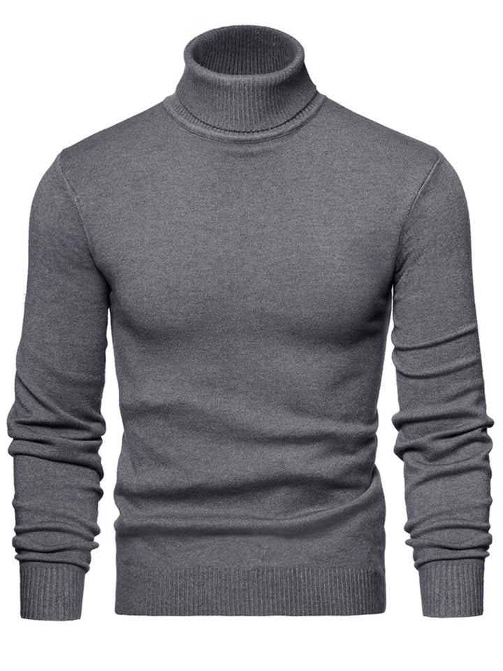 Timeless turtleneck sweater for men in soft wool Lune London