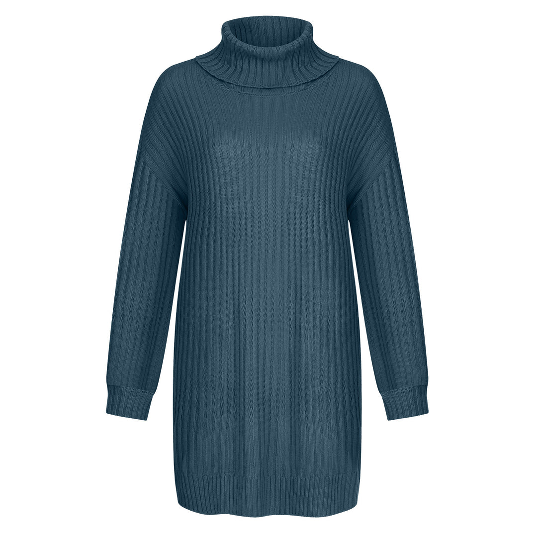 Chunky knit turtleneck sweater for women, relaxed fit Lune London