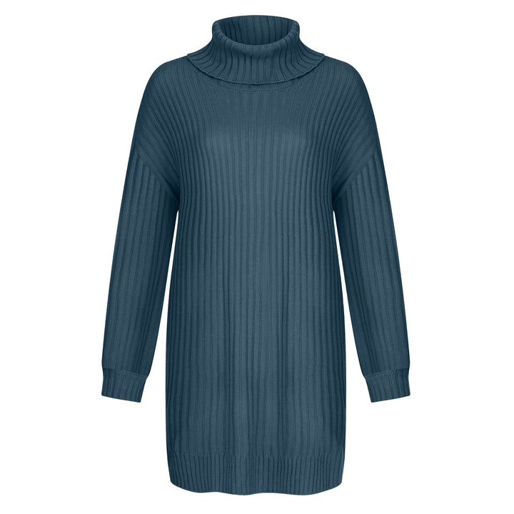 Chunky knit turtleneck sweater for women, relaxed fit Lune London