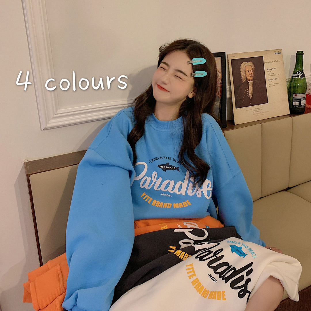 Women's Casual Oversized Sweater with Creative Graphic Design and High-Quality Materials
