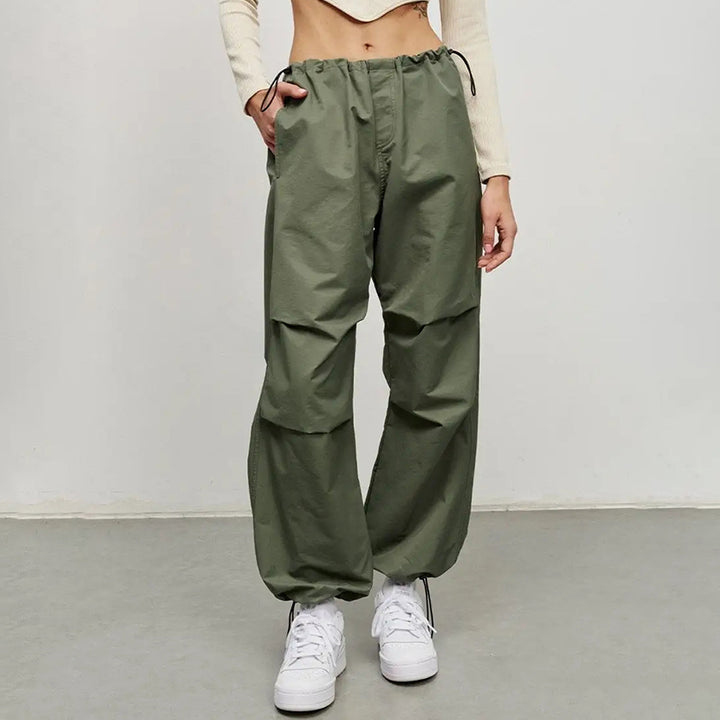 Ladies Chic Stylish Cargo Sporty Pants