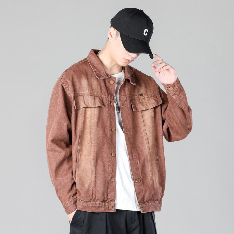 Trendy denim jacket for men with functional pockets and a relaxed fit Lune London