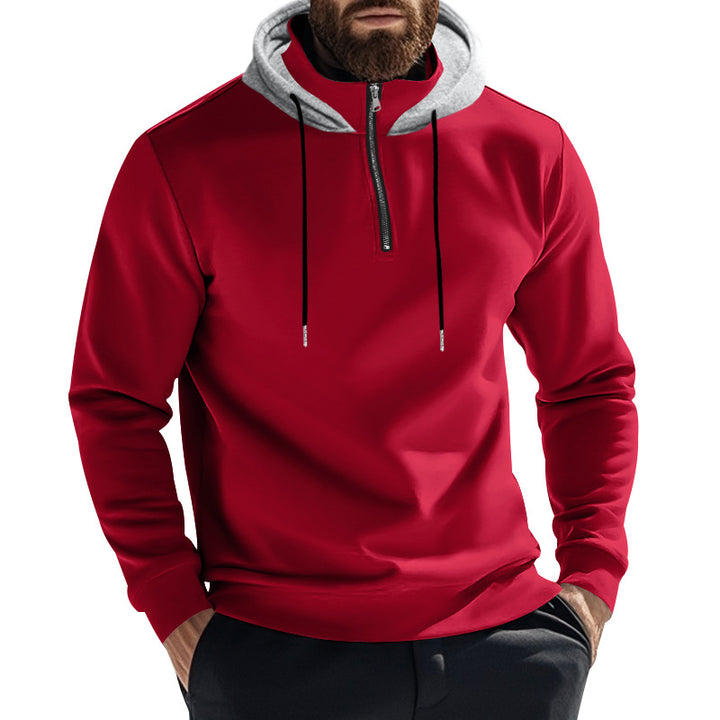 Men's hoodie with modern zipper and stylish cut Lune London