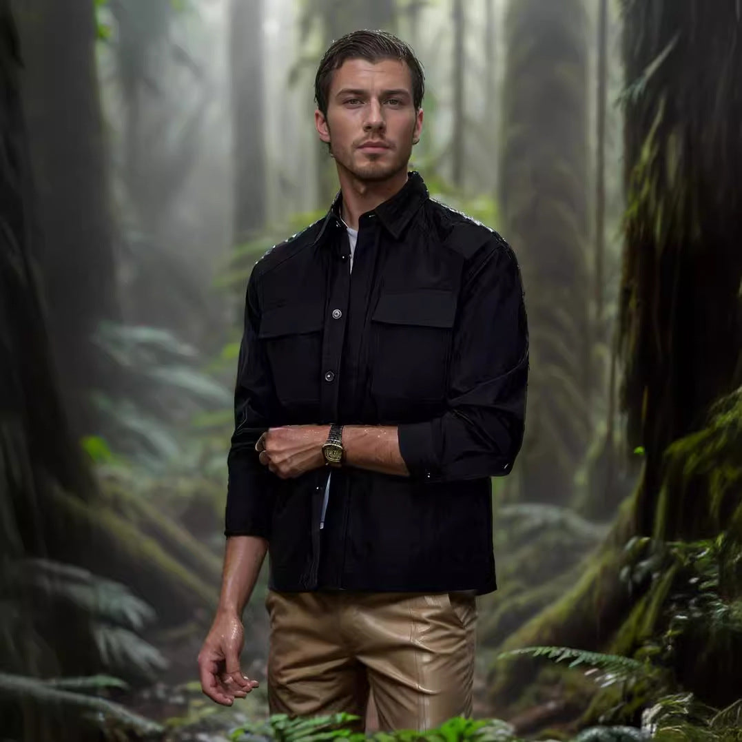 Casual summer jacket for men with wind protection Lune London