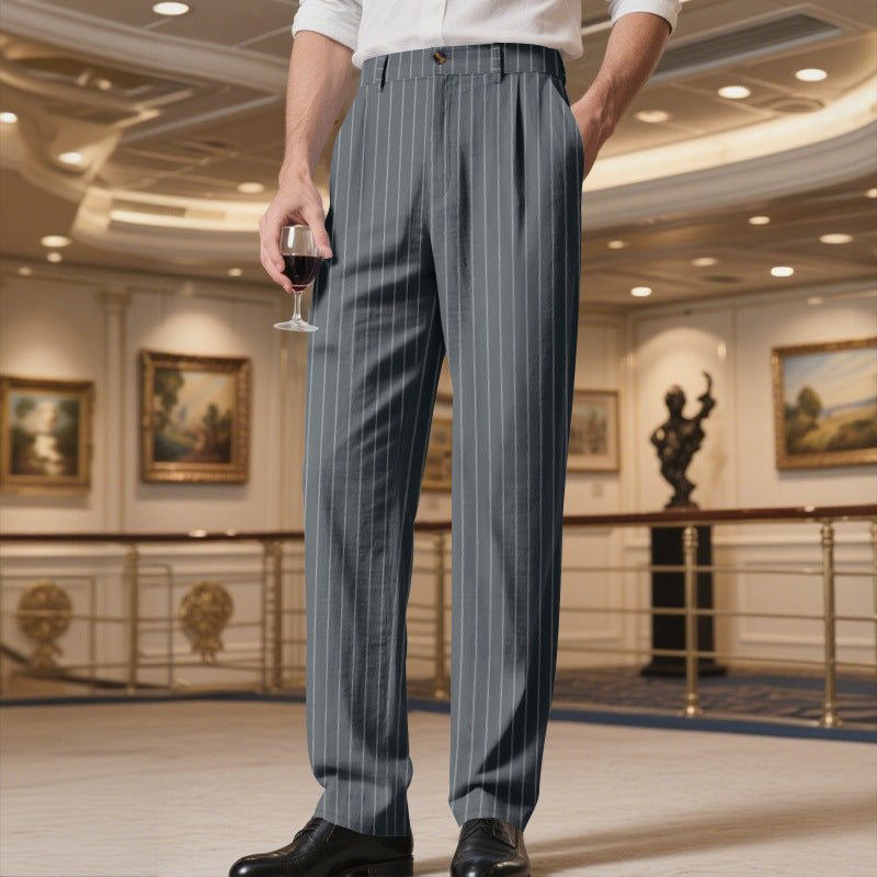 Men's elegant striped pants with high wearing comfort and stylish design Lune London