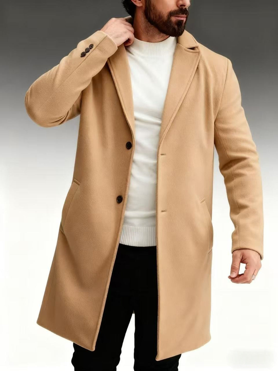 Classic and elegant winter coat for men Lune London