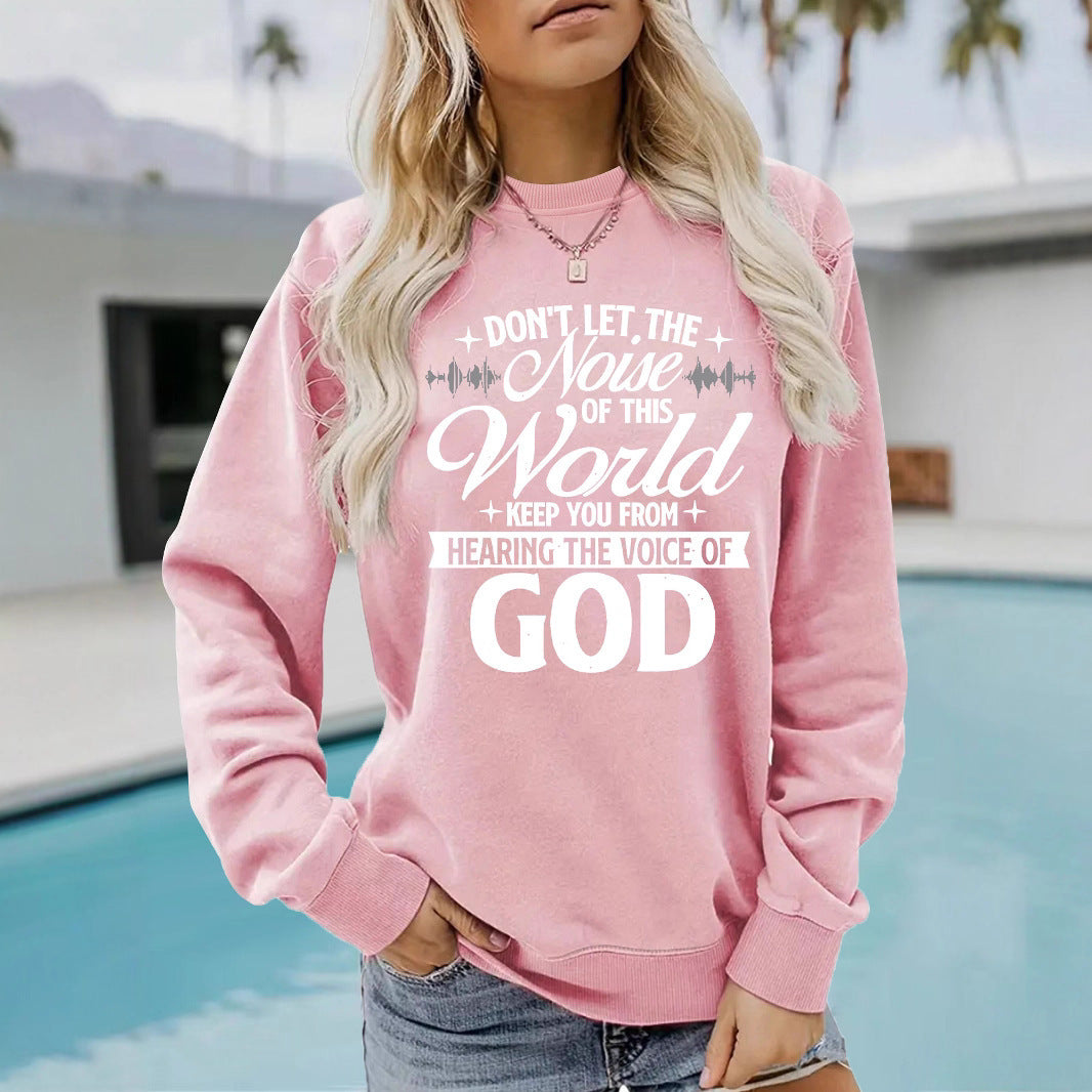 Sweatshirt pour femmes avec imprimé inspirant et coupe confortable Chic & Stil