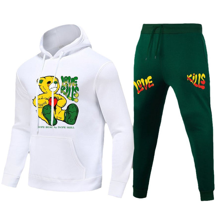 Women’s hoodie and jogger pants set with a trendy printed design Lune London