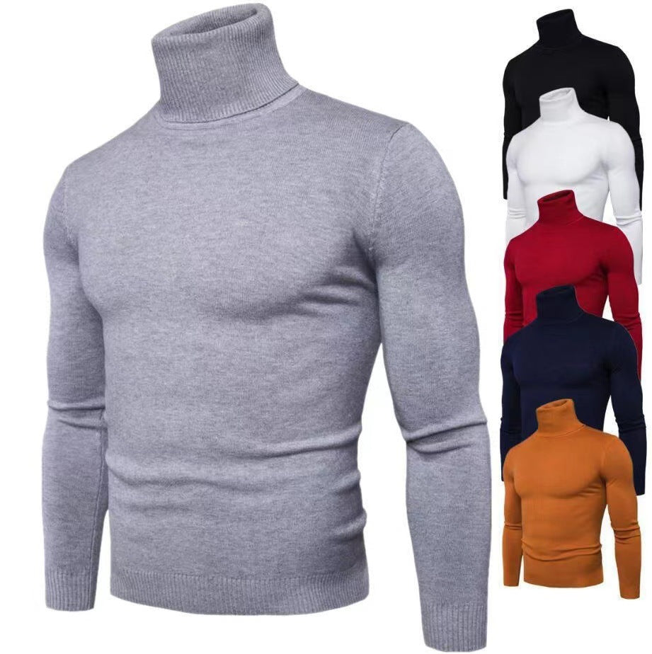 High-quality cotton turtleneck sweater for men Lune London