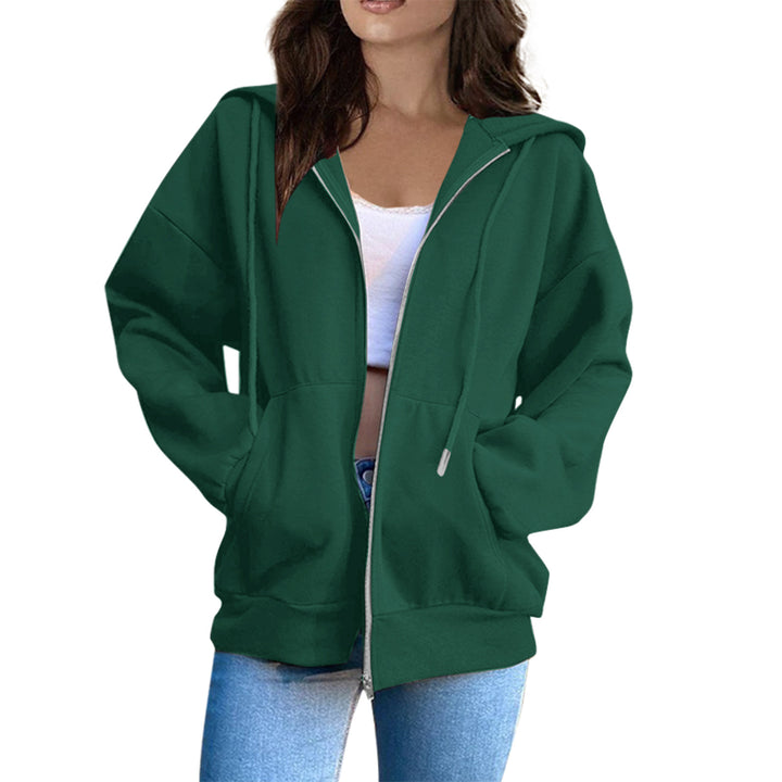 Women's hoodie jacket with cozy oversized cut Chic & Stil