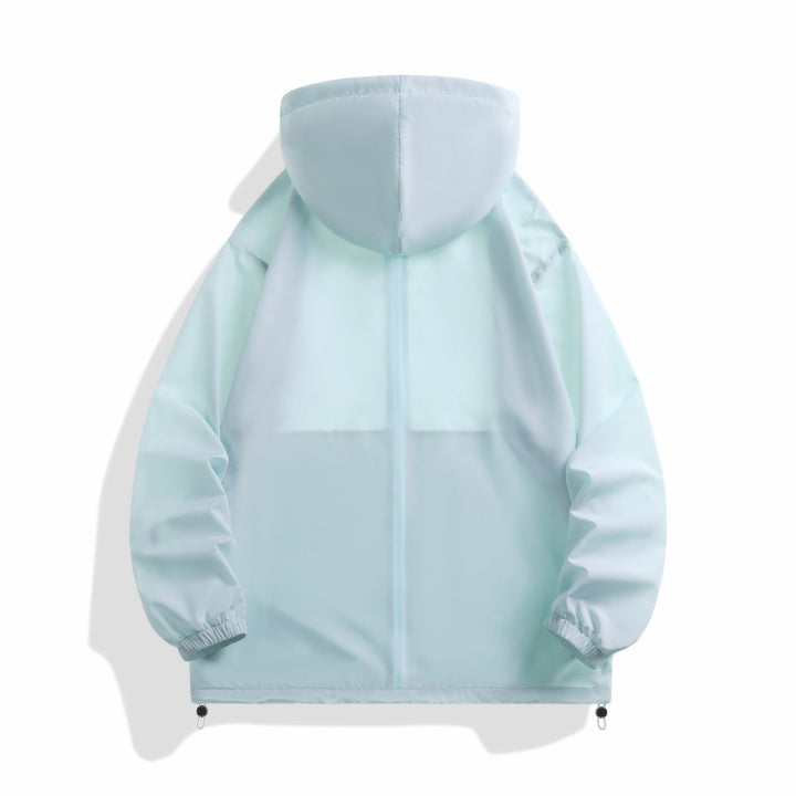 Veste de plein air unisexe imperméable avec capuche et poignets réglables Lune London
