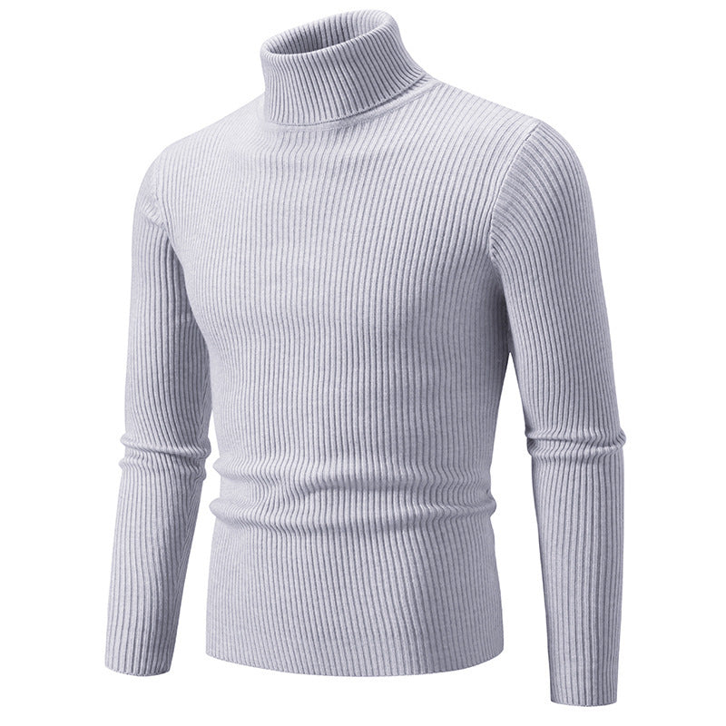 Elegant turtleneck sweater for men in durable knit material Lune London