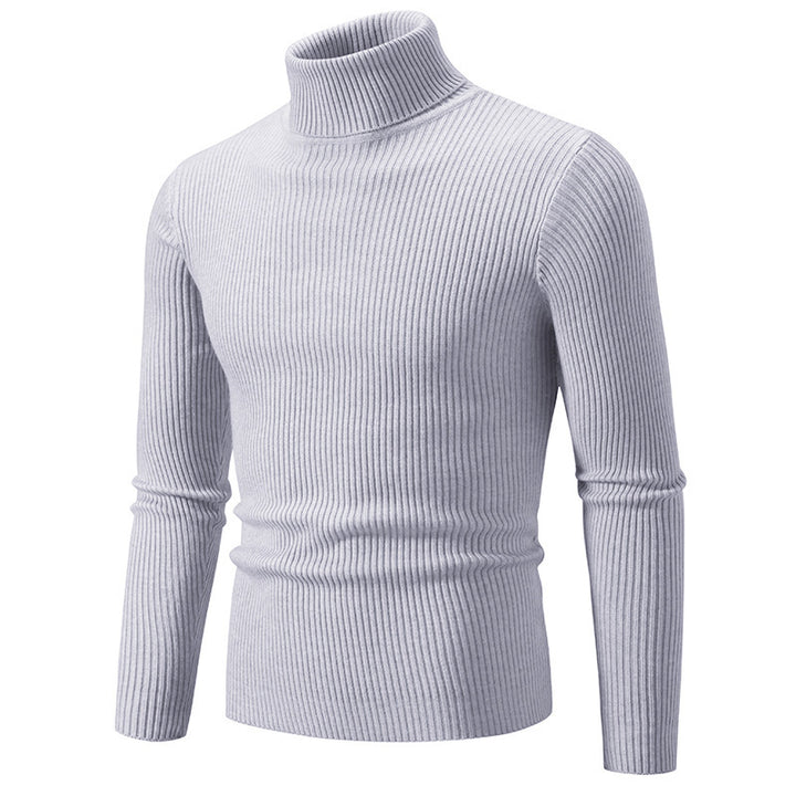 Elegant turtleneck sweater for men in durable knit material Lune London