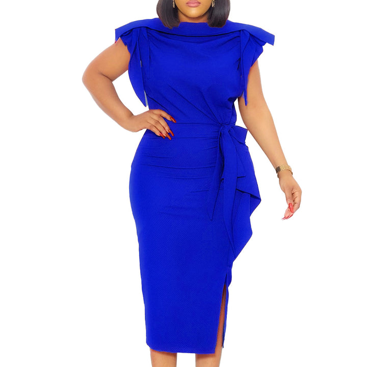 Sheath dress for women with elegant shoulders Lune London