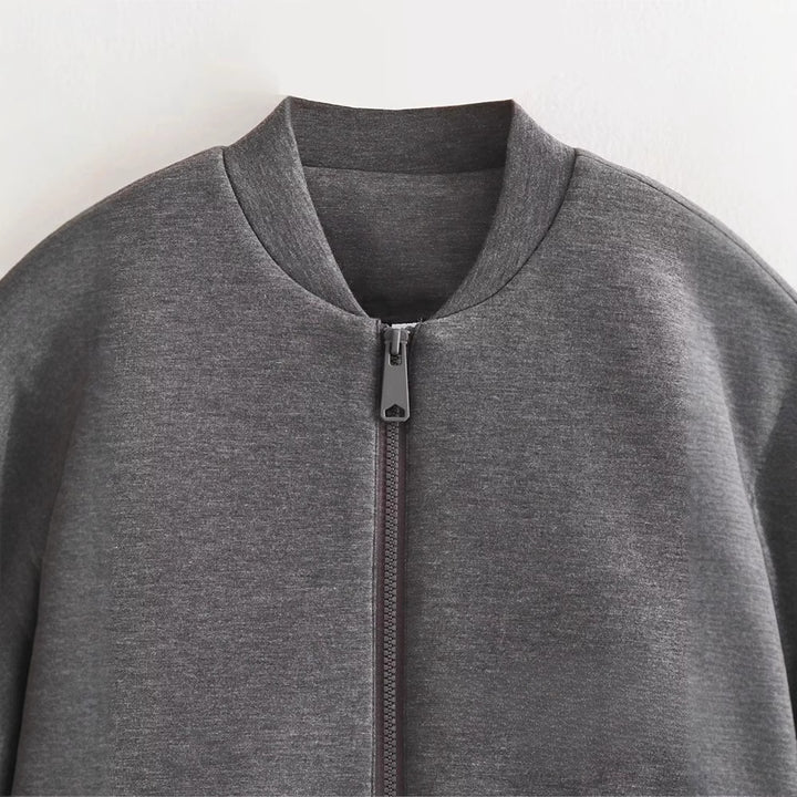 Women's sports jacket with zipper and relaxed fit Lune London