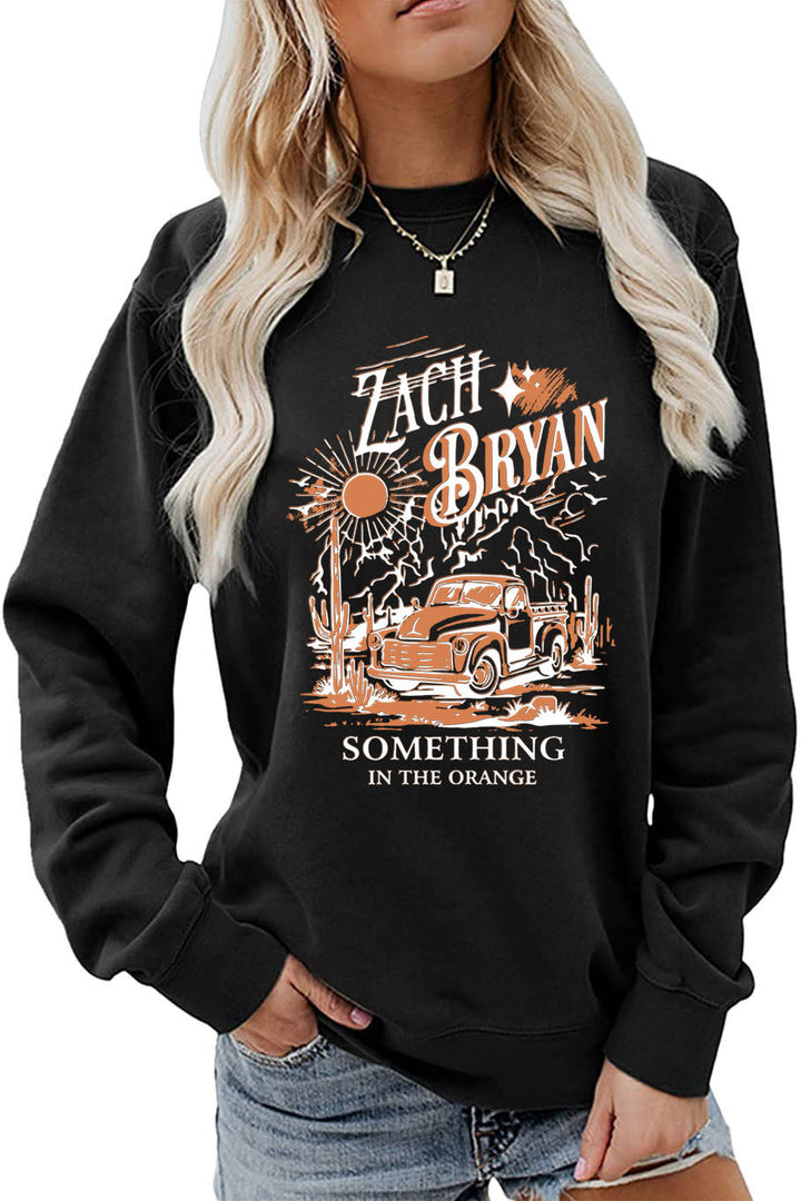 Sweat-shirt femme avec design de camion vintage inspirant Chic & Stil