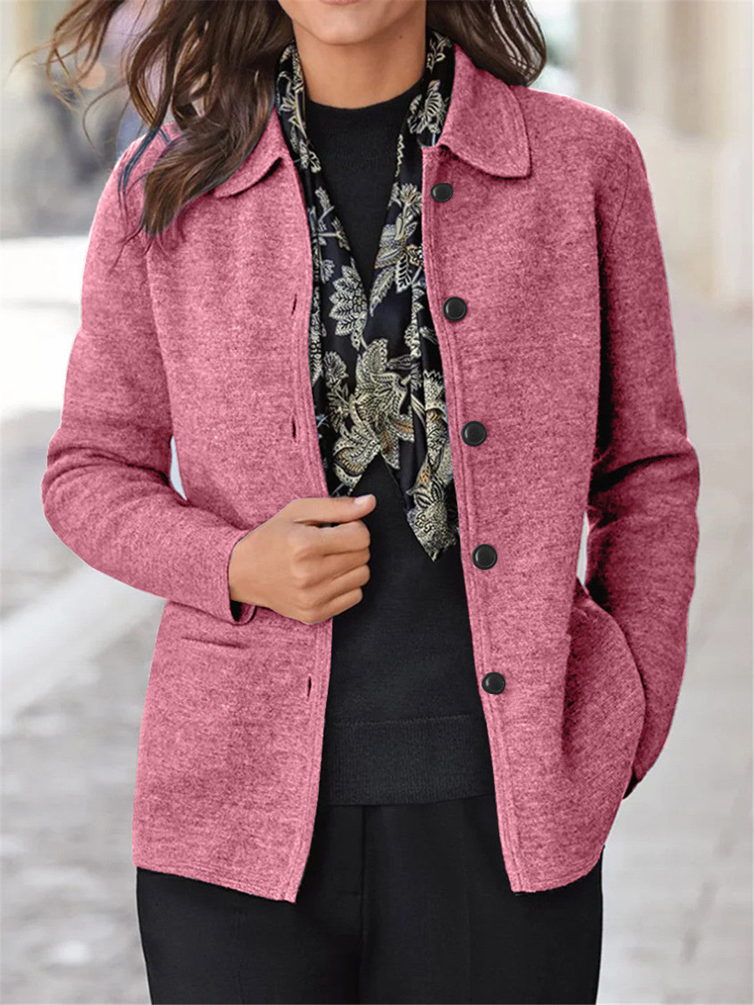 Ladies Elegant and cozy knitted jacket Lune London