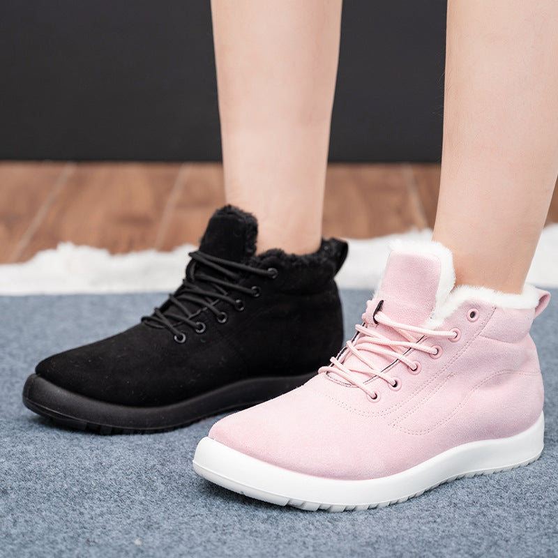 Bottes d'hiver pour femmes doublées avec semelle antidérapante Lune London