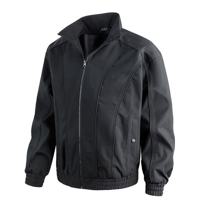 Leisure jacket for men with stand-up collar and elastic waist Lune London