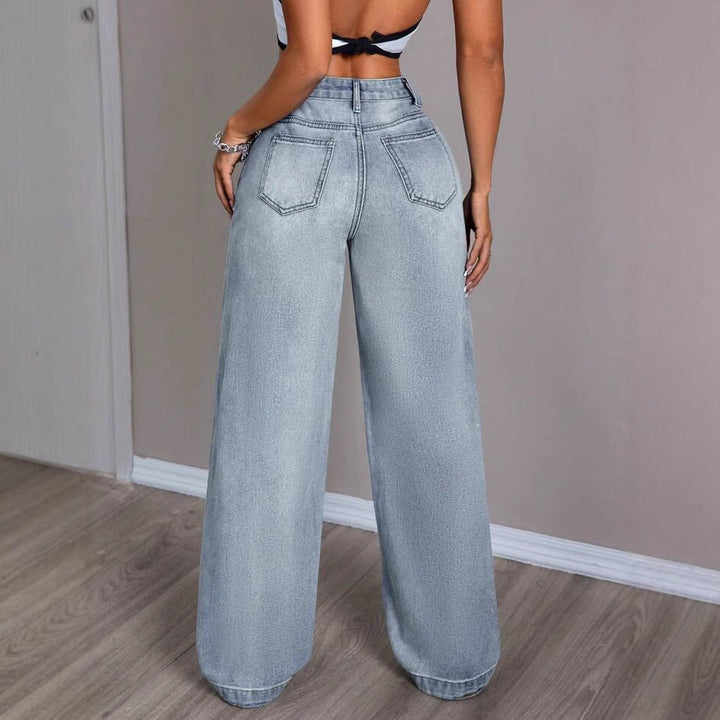 Women Loose Jeans In Vintage Style Lune London