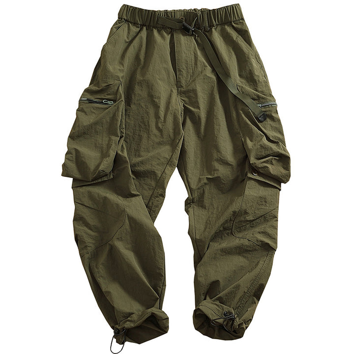 Men's cargo pants with practical pockets and elastic waistband Lune London